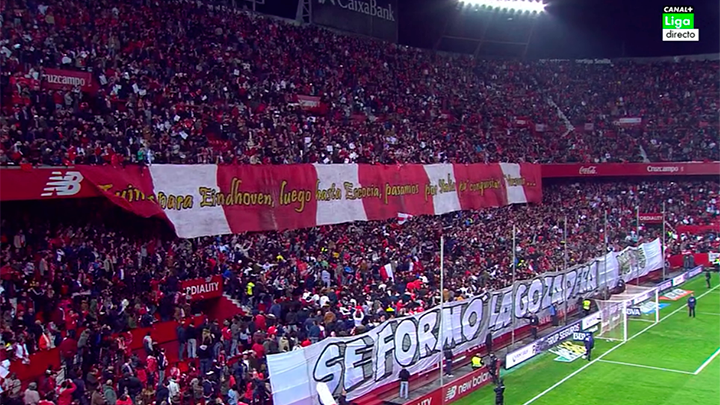 MPlusDeportes's tweet photo. Y en la Bombonera de Nervión... 'Se formó la gozadera'. https://t.co/LQQGHz8nOB