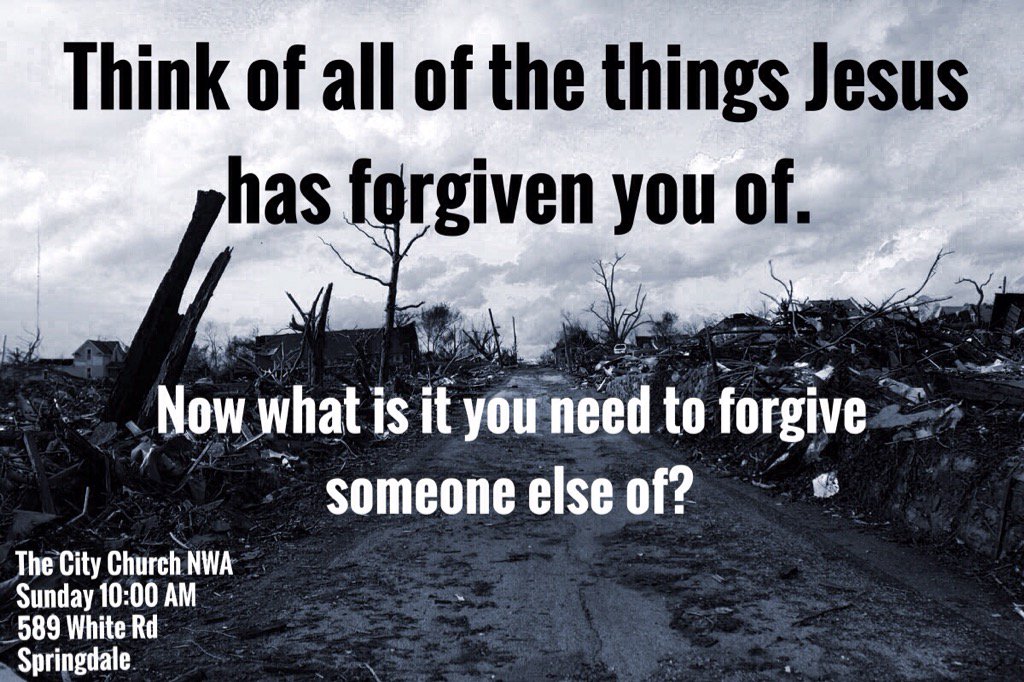 theccnwa's tweet photo. This Sunday at The City Church https://t.co/S11HFWyuzc #ForgiveAndMoveForward #FreedomInForgiveness https://t.co/Gg6P19ZGji