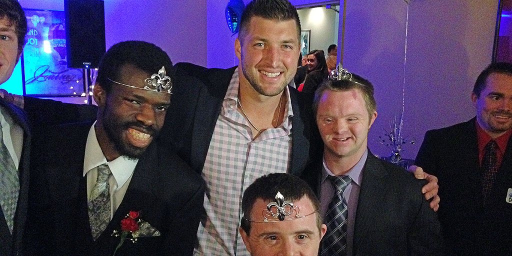 people's tweet image. EXCLUSIVE: Tim Tebow is organizing more than 200 proms for people with special needs peoplem.ag/jSF6eFD