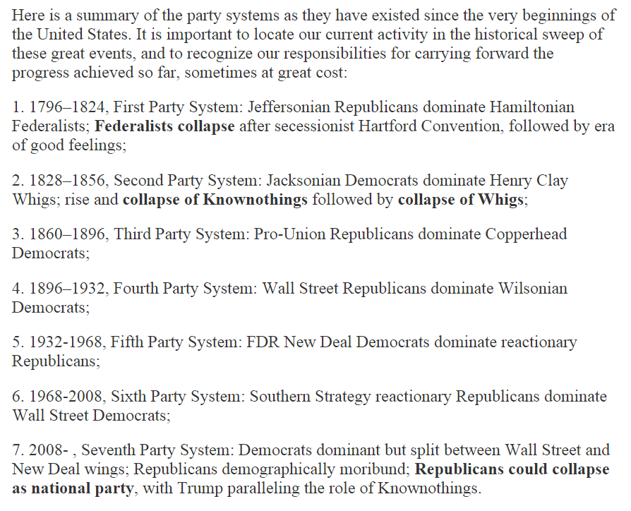 simulator8's tweet image. U.S. #PartyAlignment runs in 40-yr. cycles, current #GOP disarray means their end (i.e. #Whigs) &amp;amp; a new cycle. 6/12