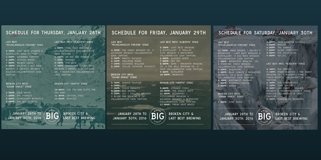 BIGwintrclassic's tweet photo. Did you catch the 3-day line-up of #bands at #bigyyc? #getyourticket #youwanttobethere #justsaying https://t.co/D1IsHX3uiC