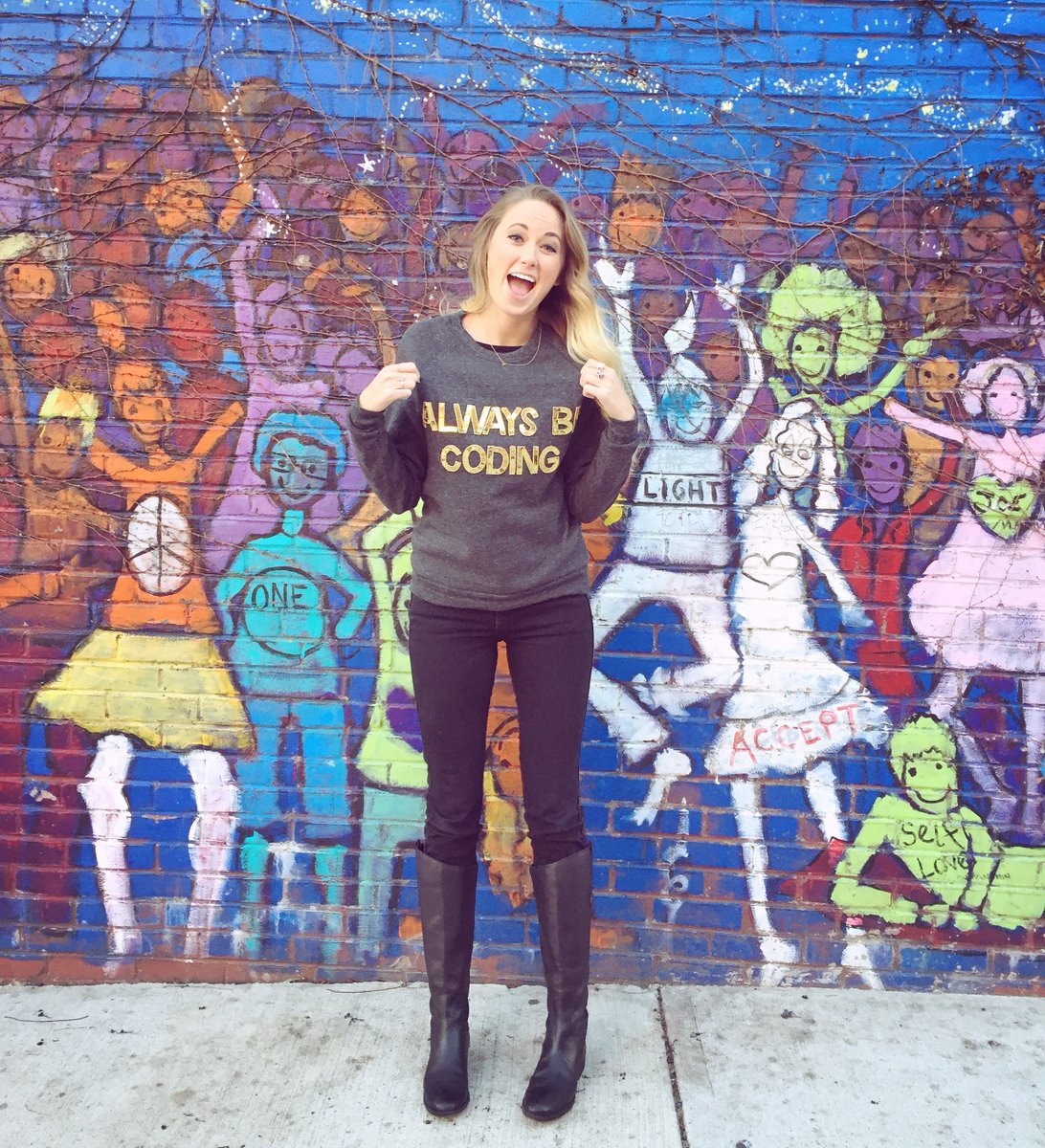 girldevelopit's tweet photo. Donate today on #GDIday and get entered to win an Always Be Coding sweatshirt! https://t.co/suk6UF85E8 https://t.co/Zb6CuFIi1e