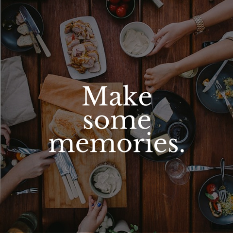 What keeps me motivated is not the food itself, but all the bonds and memories it represents. -Michael Chiarello