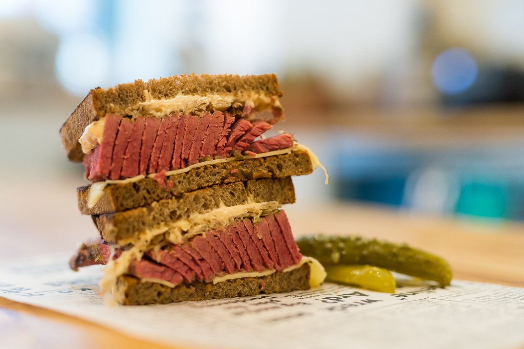 reubenrepublic's tweet photo. We're back &amp; stackin' smoked meats into #rye with special sauce &amp; sides just for you

Come Get Us.

#ReubenRepublic https://t.co/k9RME1K7HH