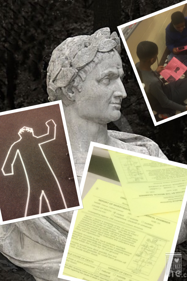 MrsRimbo's tweet photo. Had a blast solving the cold case of Julius Caesar's assassination today. #historym https://t.co/6cNX0QdAKo https://t.co/2i3lI51iDT