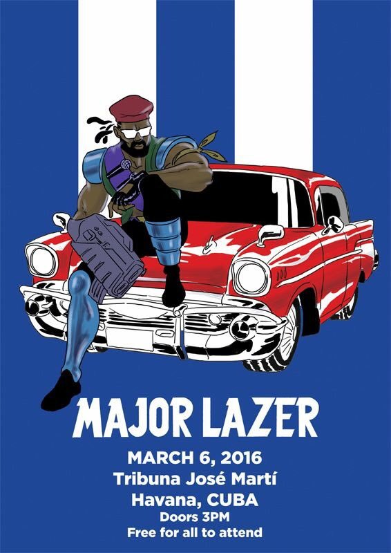 billboarddance's tweet photo. Diplo's @MajorLazer will be one of the first major US acts to play Cuba since ties restored https://t.co/k1g82lEarZ https://t.co/r90YiG57cY