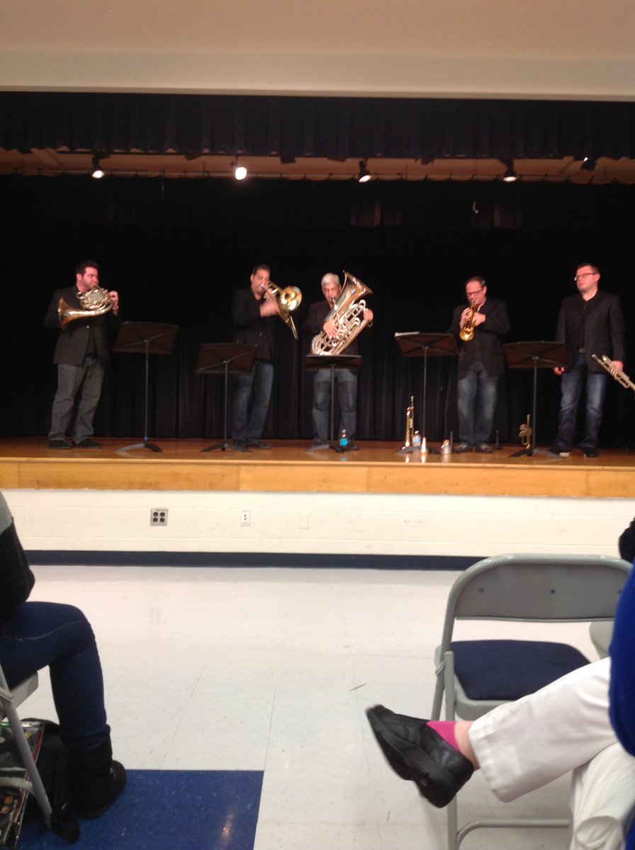 PLDunbarMS's tweet photo. Thank you so much @BostonBrass! PLDMS had an amazing time listening you! #Loveleeschools #PLDunbarMS https://t.co/90Uros8YcJ