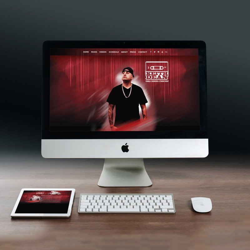 New website just launched for DJ Keith Dean. Check it out! keithdean.com