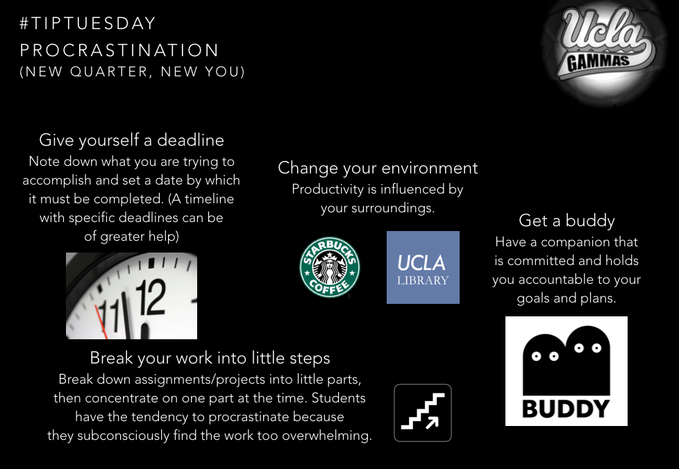 uclagammas's tweet photo. It's week 2 everyone! Prioritize your academics and come out to Platinum next week to have a blast. #TipTuesday https://t.co/PkrEhEDOvp