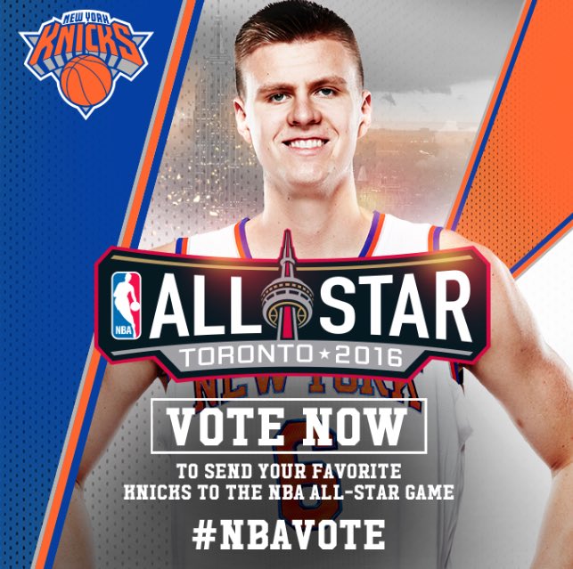 AokiArmands's tweet photo. Kristaps Porzingis #NBAVote  RT! RT! RT! https://t.co/QHRsDJSeem