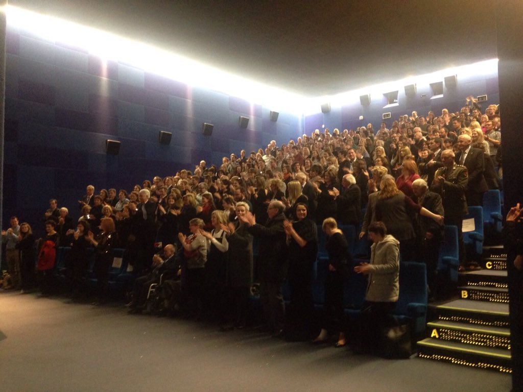 Element Pictures (@elementpictures) on Twitter photo Standing ovation for <a href="/room_movie/">Room_Movie</a> at the Irish premiere at <a href="/LightHouseD7/">Light House Cinema</a> w/ @lennyabrahamson In cinemas Jan 15th Standing ovation for <a href="/room_movie/">Room_Movie</a> at the Irish premiere at <a href="/LightHouseD7/">Light House Cinema</a> w/ @lennyabrahamson In cinemas Jan 15th