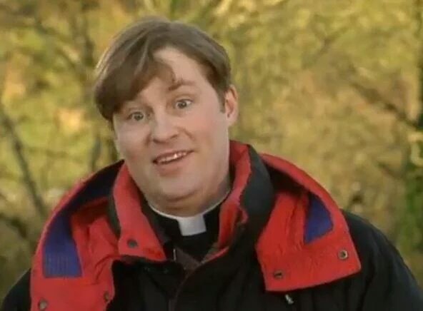 FrTedQOTD's tweet photo. "God Ted, do you remember that fella who was so good at fashion they had to shoot him?" https://t.co/8WMaYBn3hS