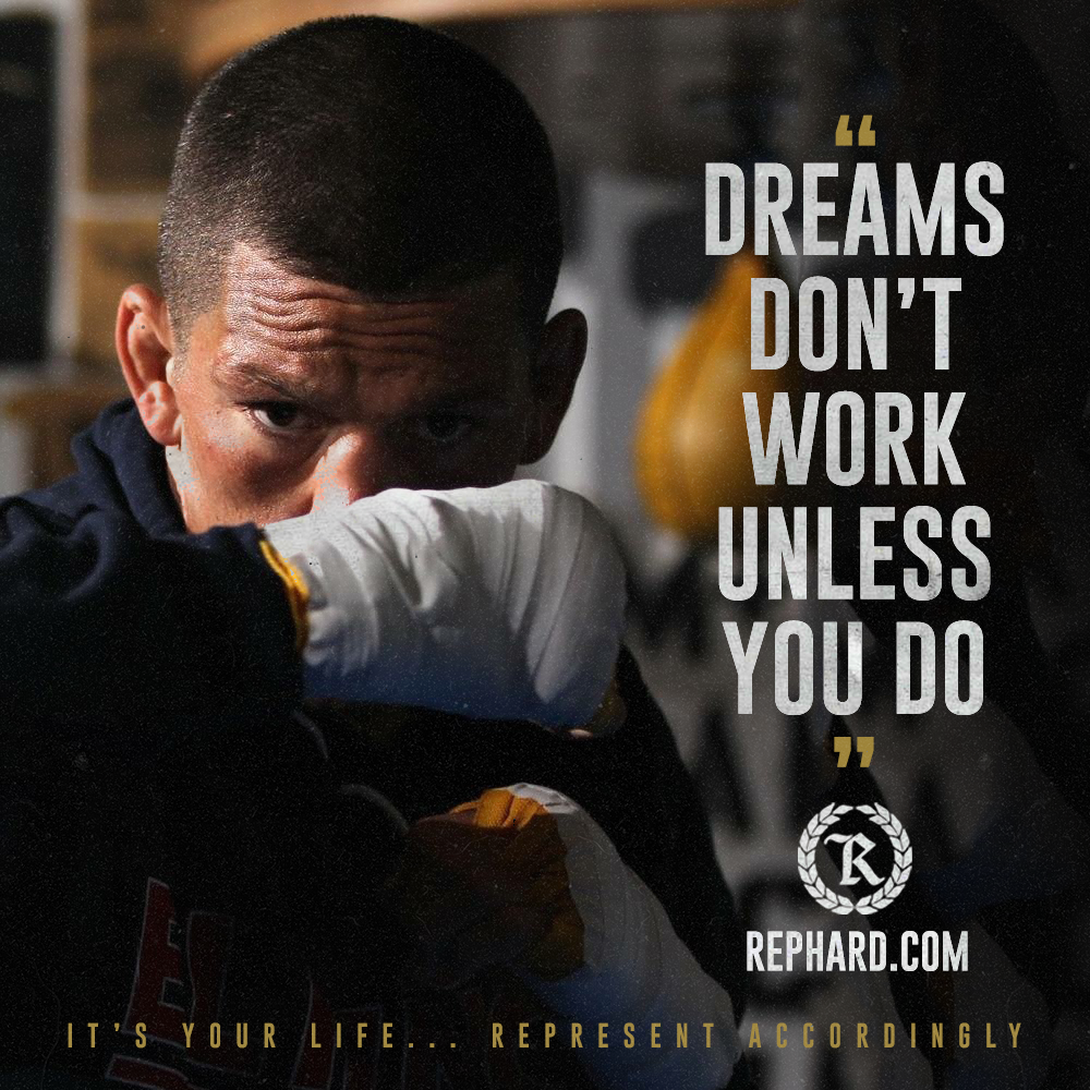 iamdavidx's tweet photo. Dreams don't work unless you do. #rephard

Make sure you follow our brand @RepresentLTD

CC: @NateDiaz209 https://t.co/iiaB54ooDS