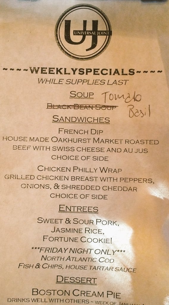 New u-joint specials!!!!