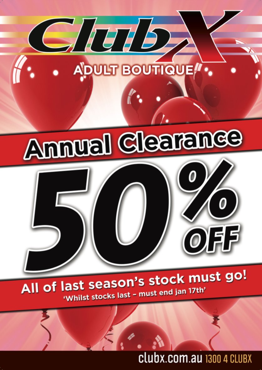 clubxaustralia's tweet photo. Start 2016 with a bang! Our MASSIVE end-of-year clearance sale is still on! Come in-store today and grab a bargain. https://t.co/Uud7lFngSA
