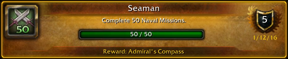 JustinWeener's tweet photo. I just earned the [Seaman] Achievement! #Warcraft https://t.co/TabHJhDAc6