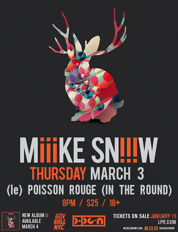 GovBallNYC's tweet photo. Start the #GovBallNYC party early with @popgunpresents &amp; @MiikeSnow. Tix on sale Friday! https://t.co/hA517rgVIL https://t.co/JamlKqMAWB