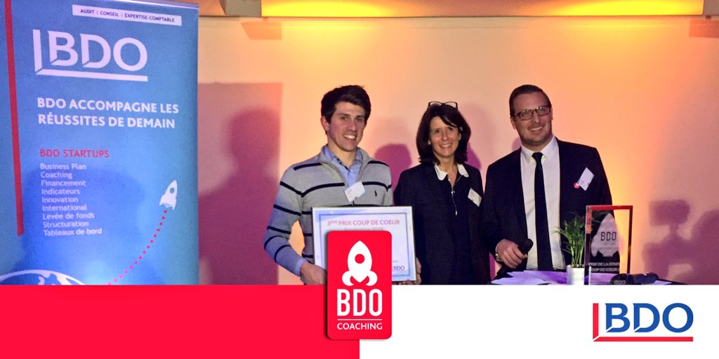 Stampyt est fière de remporter le 3ème prix de la promotion #bdocoaching 2015 parmi 100 startups ! Merci à BDO !