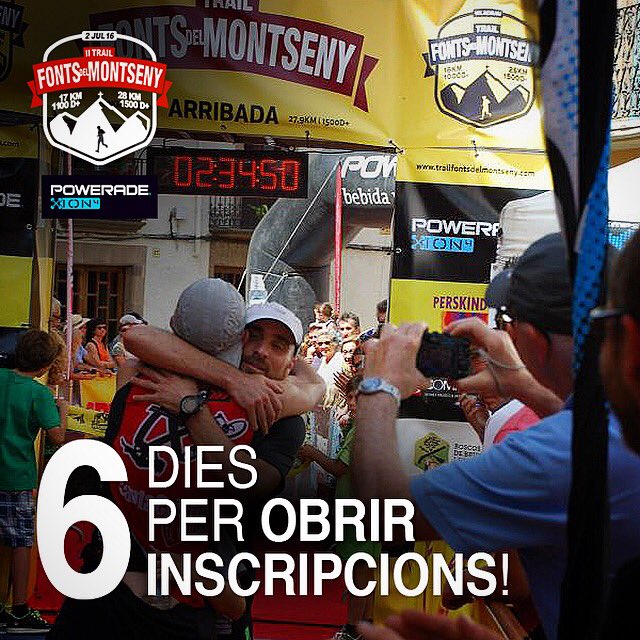 TrailMontseny's tweet photo. Arribada del 1er i 2on, Roberto Sancho i Dani Cazalla. 2 cracks 2 amucs. Moment xulo i emocionant del #tfm2015 https://t.co/3lkIWVVgvo