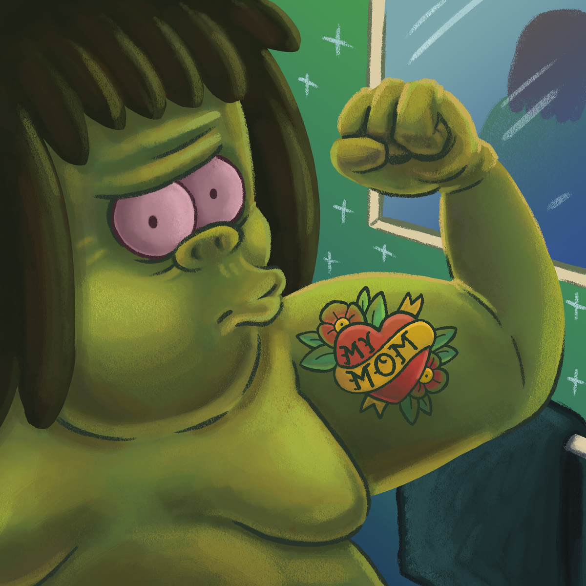 cartoonnetwork's tweet photo. You know who else likes selfies? 💪 #swolelife https://t.co/UOCcfJnE1g