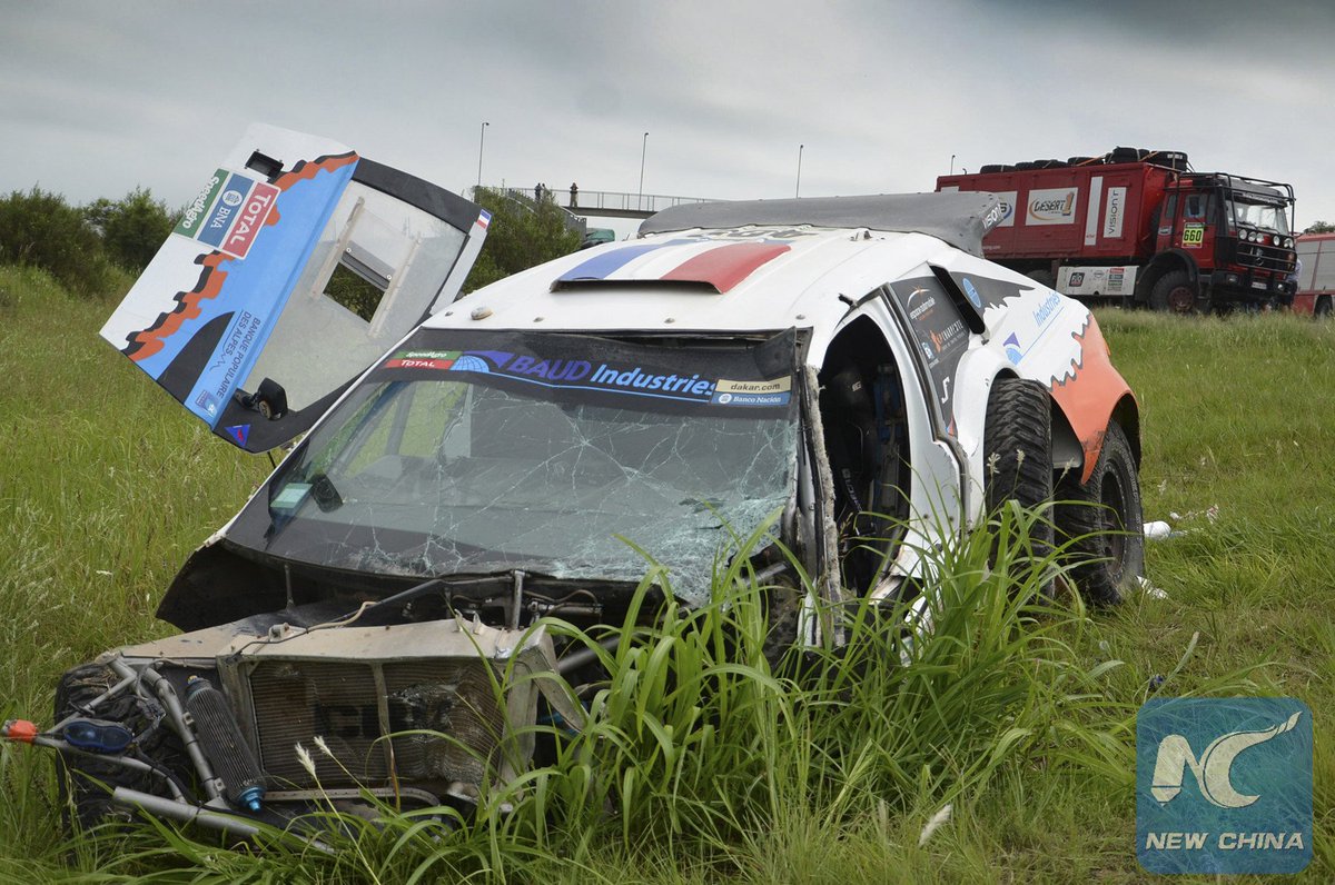 XHNews's tweet image. Dakar Rally claims 2nd fatality in 4 days as 1 dies following a collision of vehicles from the Rally