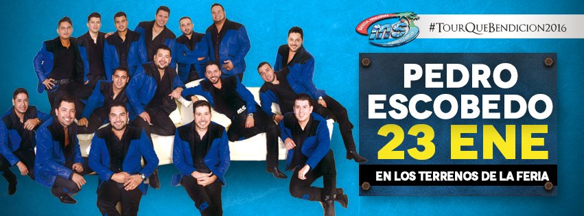 BANDA_MS's tweet image. Este 23 de Enero nos vemos en Querétaro en la Feria de Pedro Escobedo #TourQueBendicion
