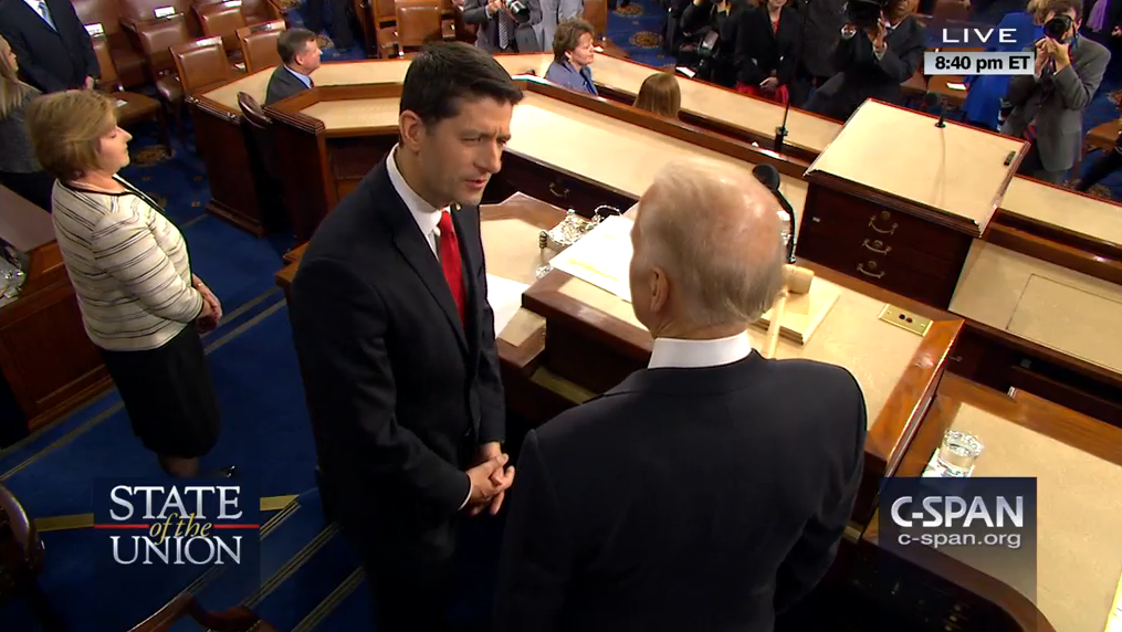 "Welcome to the big seat, kiddo."