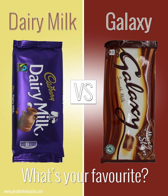 #dairymilk or #galaxy ? Which is your favourite ? 👌🏻🍫

#chocolate #chocolatebar #sweets #sweetshop