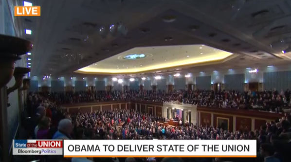 business's tweet photo. WATCH LIVE: Full coverage of President Obama's #SOTU address https://t.co/zNxFWTuMP2 https://t.co/MFtOeaT4C3