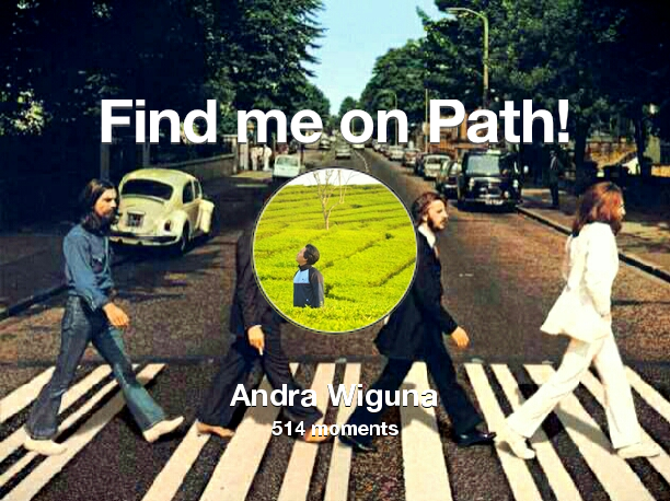 andrawigunaa's tweet photo. I've shared 514 memories with my friends on #Path - see them now at https://t.co/wJvKhZvDMe! #thepersonalnetwork https://t.co/g6CiYVSNTF