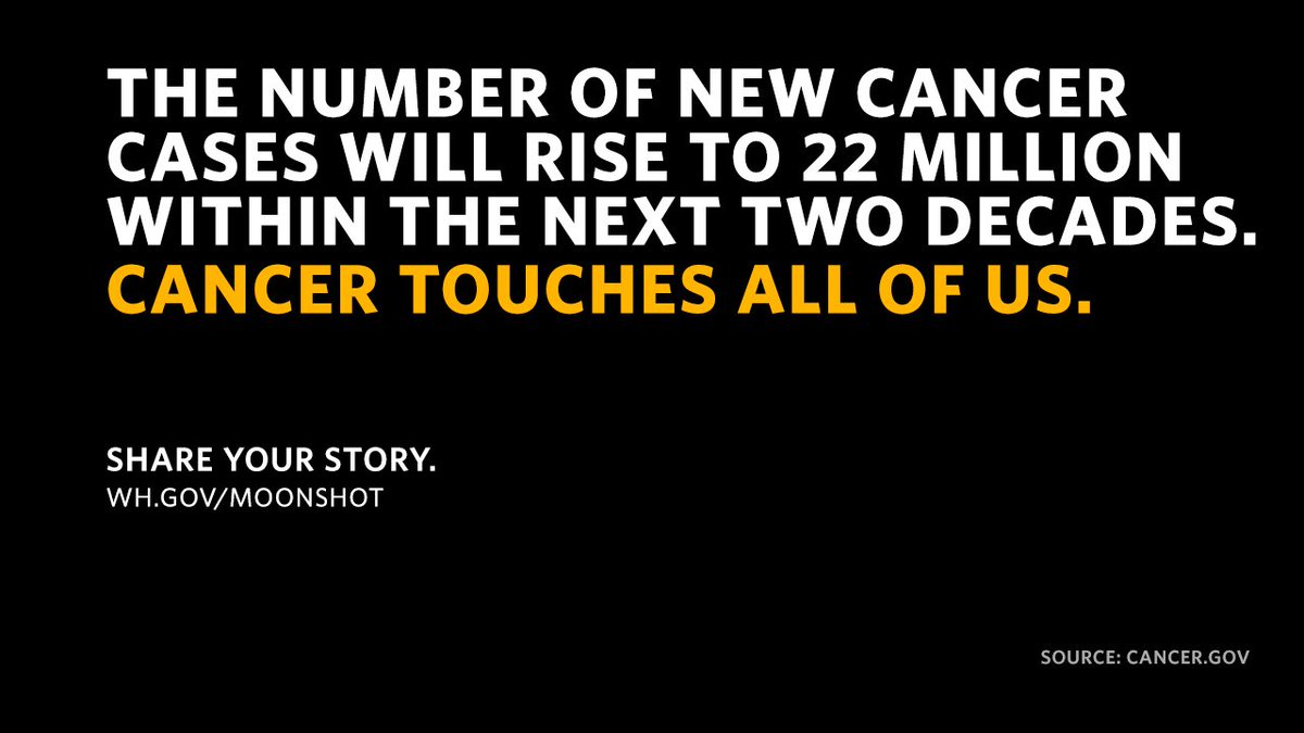 "Let’s make America the country that cures cancer once and for all." —<a href="/POTUS/">President Donald J. Trump</a> #SOTU