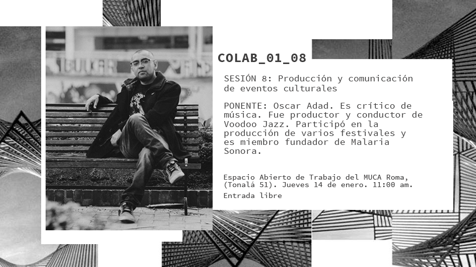 Muca_Roma's tweet photo. Retomamos el #Colaboratorio con @polygona_ tendremos una charla con @oadad
Jueves 14 enero, 11 hrs. #EntradaLibre https://t.co/plYZawBYWy