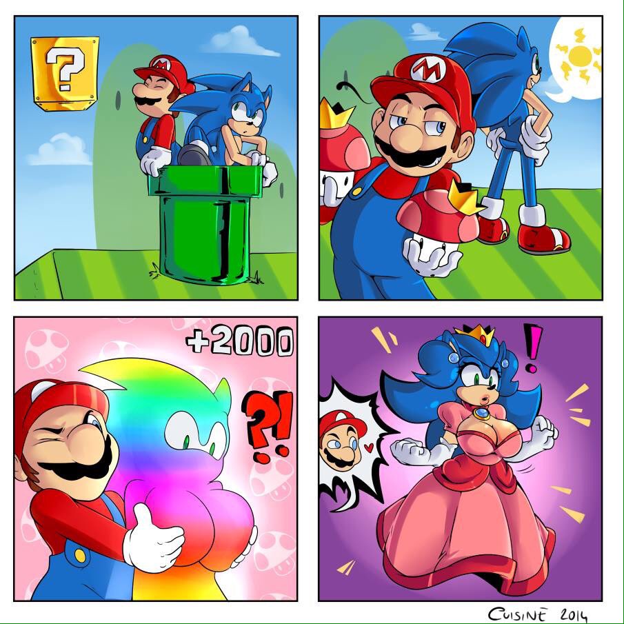 This Makes Mario gay and Jelly of Sonic. 