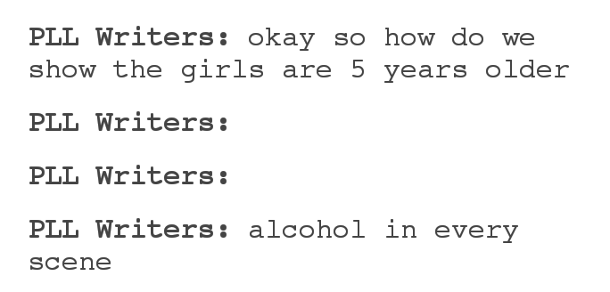 CaritoBAG's tweet image. #PLL6B 😂 #PLLChat