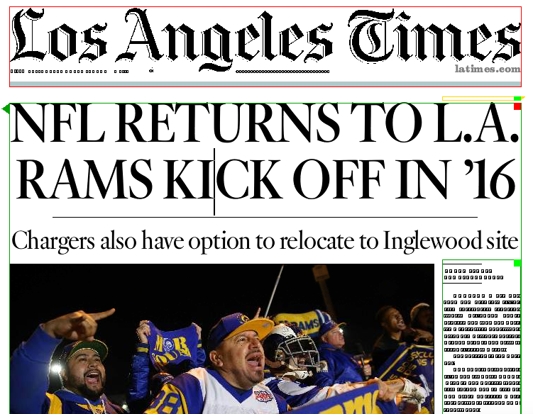 shelbygrad's tweet photo. An @latimes front page two decades in making: https://t.co/dj4vTsOeGw