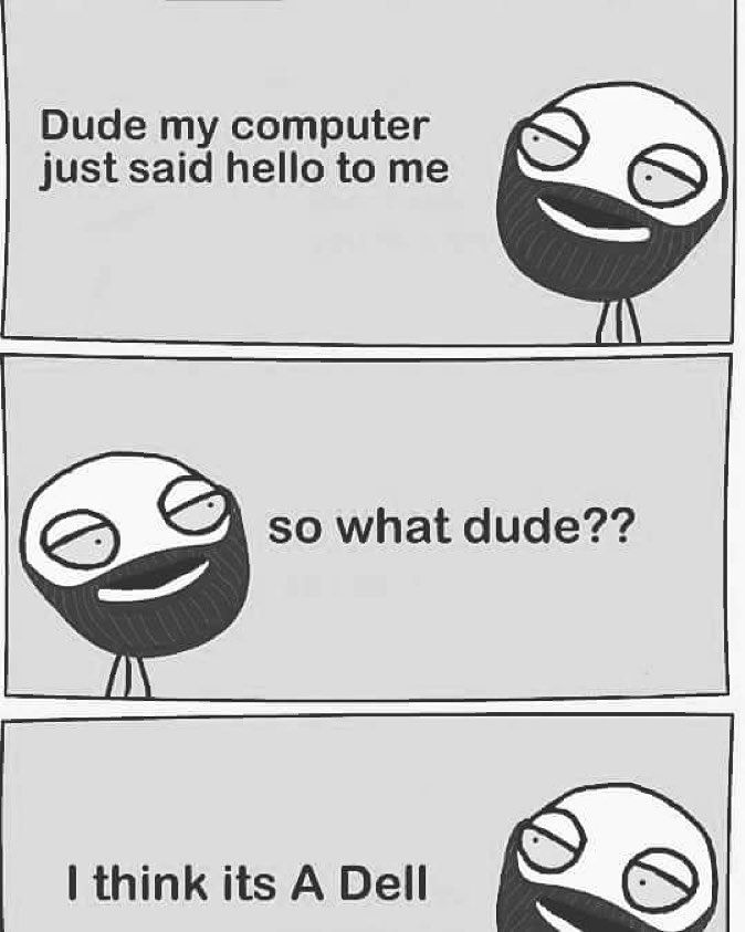 jokichu's tweet image. Hahaha #dell #dellcomputer , #helloo #Adele #IT