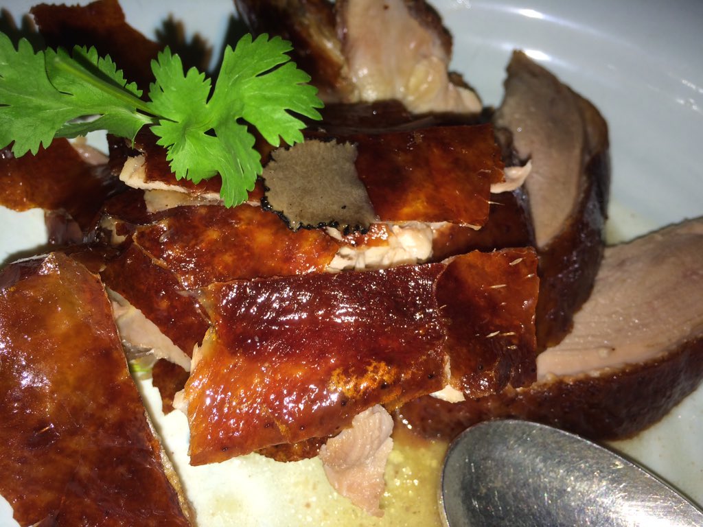 owenbargreen's tweet photo. So delicious #Hakkasan #hakkasandubai #truffleduck #duck #diningdubai #dubai #WA_WINE_BLOG #iWinereport https://t.co/0pvNjQywuj