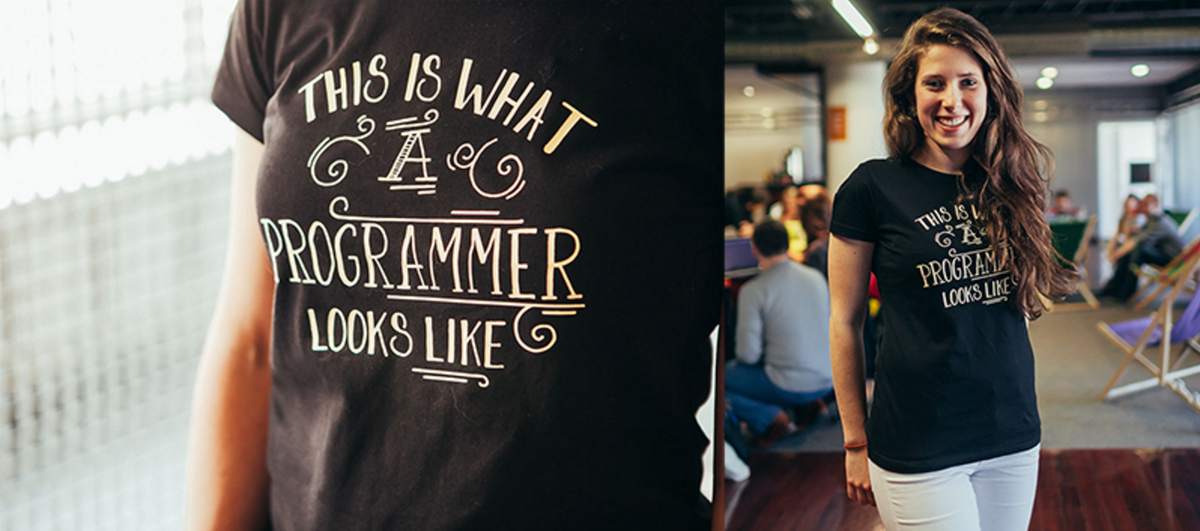 DjangoGirlsPDX's tweet image. Just one more week to order your #ThisIsWhatAProgrammerLooksLike shirt to rep @djangogirls! cottonbureau.com/products/this-…