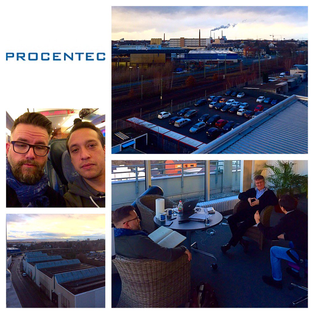 Visiting our German office <a href="/PROCENTEC_DE/">PROCENTEC GmbH</a> #inspired #goodstartofthenewyear