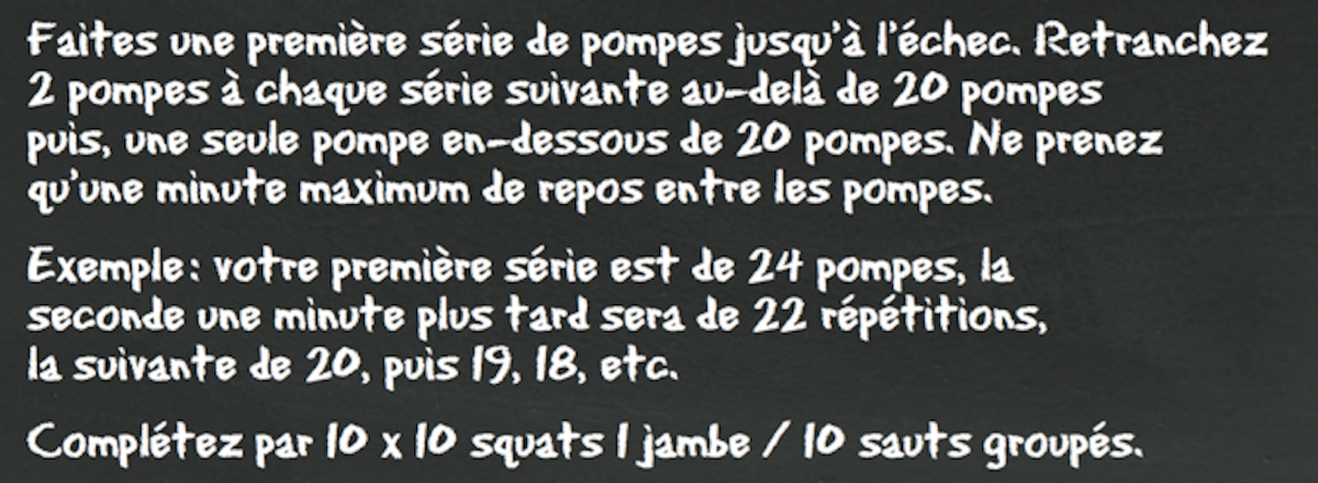 twittorel's tweet photo. Pas de matos? Un #WOD à la maison? #MusculationSansMatériel #MethodeCrossTraining
https://t.co/msvlrEeZ9n https://t.co/xtAgJ3sszv