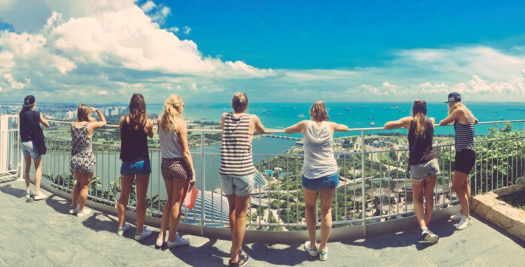 Cool kids on tour! #Singapore #WhatAView