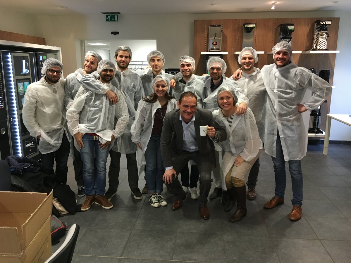 XBaeten's tweet photo. Great company visit to Miko and presentation by Frans Van Tilborg (CEO) to our Masters in General Management Leuven https://t.co/v5yyxTdZz3