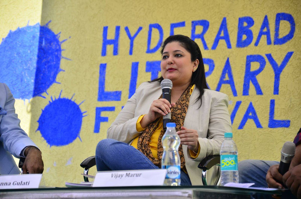 AlchemyBooks's tweet photo. Swati Khanna Gulati at the prestigious Hyderabad Literary Fest 2016! https://t.co/3zZMscovdi