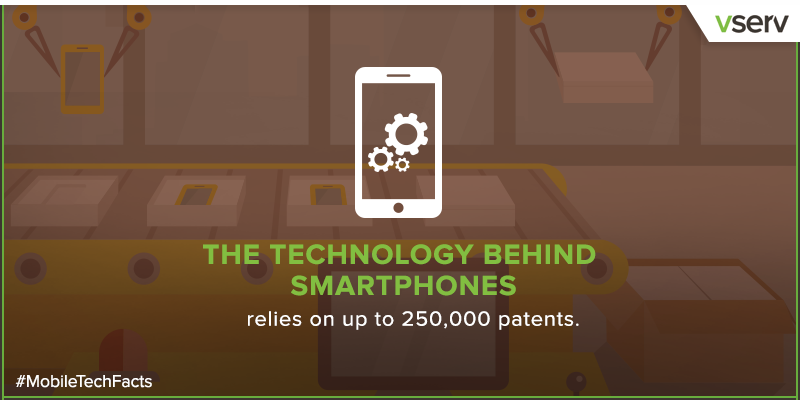 Vserv's tweet photo. #DYK: Your compact easy to use smartphone relies on 250,000 patents to be assembled! #MobileTechFacts https://t.co/1IZPyGGQlk