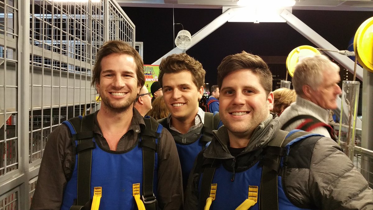 LocalSwagKC's tweet photo. Hello from Fremont Street! The CRP team is taking on Old Vegas and the 12 story Slotzilla Zipline! #CRP #PPAIExpo https://t.co/jVVYHcpELU