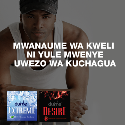 Mwanaume wa kweli ni yule mwenye uwezo wa kuchagua.  #DumeKondom chaguo kwa Mwanaume wa kweli
