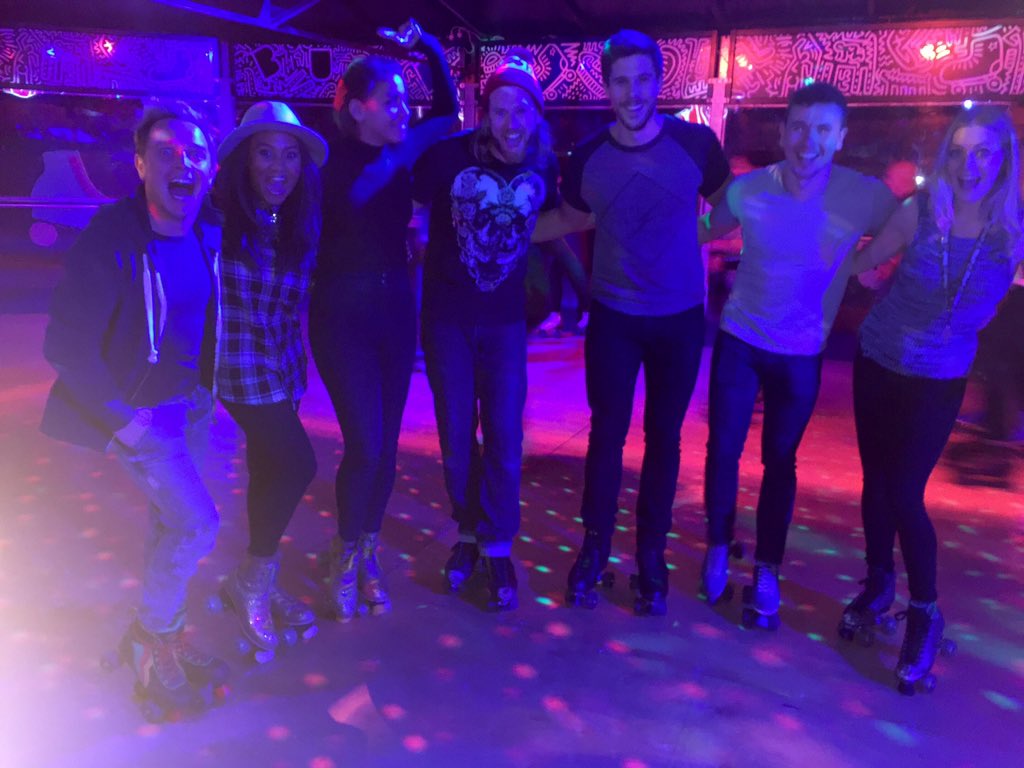 Little <a href="/XanaduLondon/">Xanadu (London)</a> skating reunion last night <a href="/BumpRollerDisco/">BUMP Roller Disco</a> We've still got it.