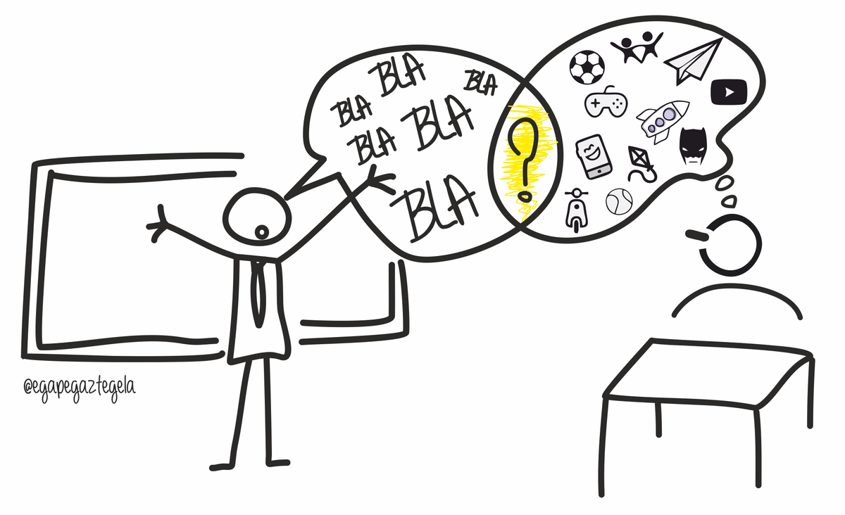 dibupuntes's tweet photo. ¿Mis alumnos me escuchan? ¿Qué tienen en común conmigo? ¿Cómo puedo llegarles? #flippedclassroom #gbl #abp https://t.co/ICWcAha3G7
