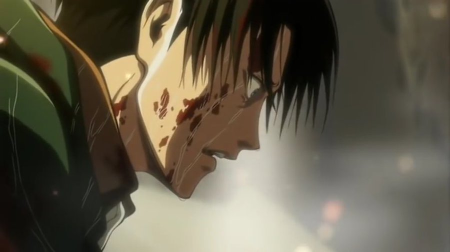 進撃の巨人でリヴァイが泣くシーンはあるか 巨人に殺された仲間を見る表情がつらい