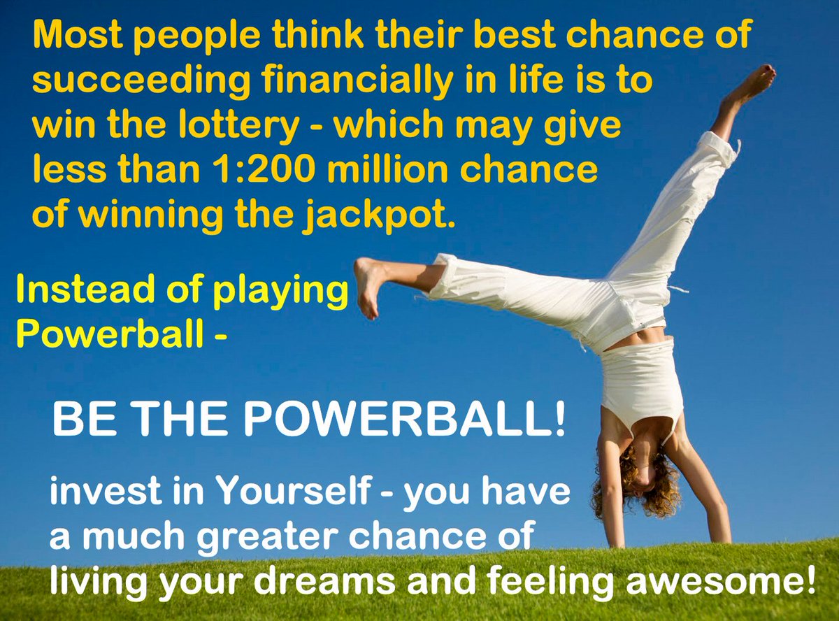 moyothahabu's tweet photo. I just heard this awesome quote, so put it in an image to share. BE the #powerball and live your dreams! https://t.co/MU9xTjR6Pv